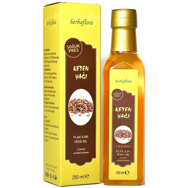 KETEN YAĞI (FLAX SEED OIL) -250 ml